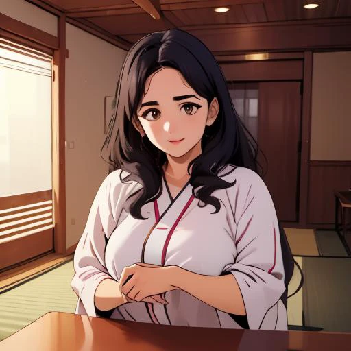 (masterpiece:1.4), high quality, high definition, sharp focus, detailed face, anime, best quality, 4k, 8k, absurd resolution, intricate detail, detailed eyes, animation, illustration, highly detailed, highres, extremely detailed, <lora:ETO_OCC002:0.7> ETO_OCC, black hair, curly hair, longhair, thick eyebrows, long hair, <lora:hyperdenoiser_v090:0.6>, (looking at viewer:1.4), (plump:1.2), (hazel eyes:1.3), lora:perfetfingers:1>, pureerosface_v1, prettify, OverallDetail, Illust-InstaFilter, hotify, edgQuality, Earth-QualityPos, BodyPositive, Best_QualityPos, <lora:AppleCheek:1> applecheek, 1girl, barefoot, full body, large breasts, shy, embarrassed, indoors, (perfect arms), (detailed hands) <lora:sensualface_type4:1>, gasping, ecstasy, seductive smile <lora:washitsu-v1-wasabiya:1> washitsu,tatami,shouji washitsu,tatami,shouji, haori, japanese clothes, lying, on back, futon