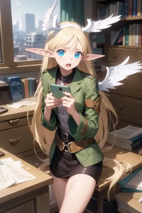 <lora:t2ArtWorksTonyTaka_1:0>
<lora:elwing-000051:1> elwng, long hair, elf, head wings,
detective, office, smartphone, messy room,
1girl, solo, surprised, wide-eyed