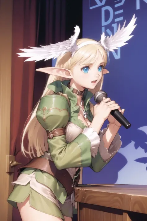 <lora:t2ArtWorksTonyTaka_1:0.7>
<lora:elwing-000051:1> elwng, long hair, elf, head wings, collar,
giving a keynote speech,
1girl, solo