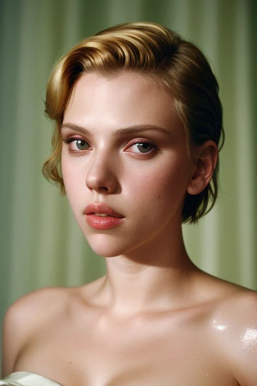 closeup photo of (CR-ScarlettJoh4nsson-jjonahjameson:0.9) as a (young:1.0) woman, (oiled shiny skin:1.0), (tilted angle shot:1.0), (undercut hair:1.0),
(8k uhd:1.0), (best quality:1.0), (masterpiece:1.0), (sharp focus:1.0),