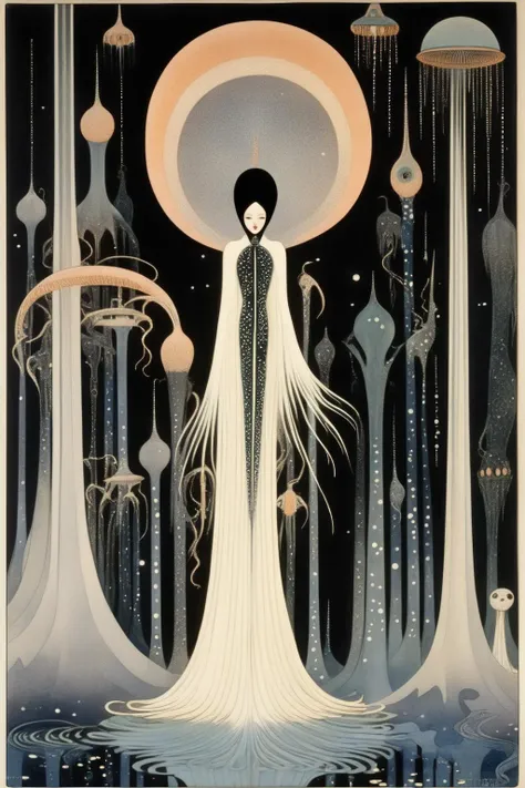 <lora:Kay Nielsen Style:1>Kay Nielsen Style - Ert, earless extraterrestrial entities encourage everlasting exploration