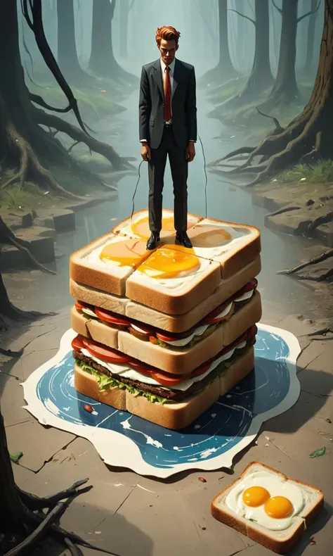 isometric style <lora:FF-Style-James_Gilleard:0.29> James Gilleard illustrative sandwich with a map of the world on it, amazing food illustration, food art, toast, creative photo manipulation, amazing photorealistic graphics, very detailed illustration, bread, battle toast, incredibly intricate, creative photoshop, made of food, incredibly detailed art, food advertisement, cartography map art, fantasy food, super realistic food picture, hi-res photo,CGSociety,ArtStation . digital artwork, illustrative, painterly, matte painting, highly detailed . digital artwork, illustrative, painterly, matte painting, highly detailed
, art by Benedick Bana, digital art, roots, [Bedouin:Cameroonian:9] (Mahogany:1.3) , forged by Trolls, Desaturated background, Hurricane, shallow depth of field, Lyrical Abstraction, Beautifully Lit, Kodak Ektachrome E100, 50mm, Movie concept art, <lora:FF-Style-ESAO-Andrews-LoRA:0.94> <lora:FF-Style-Edvard-Munch-32:0.2> style of Edvard Munch, Edvard Munch style, Edvard Munch art, Edvard Munch . vibrant, beautiful, crisp, detailed, ultra detailed, intricate