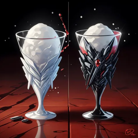 <lora:TransformersStyle:0.7> TransformersStyle Vermilion, White, wine glass <lora:LowRa:0.3> <lora:add_detail:0.5>