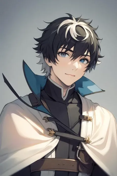 masterpiece, best quality, high quality, 1boy, solo, male focus, looking at viewer, upper body, <lora:charlemagne:0.82>, charlemagne, <lora:Realism-10:0.30>, Realism