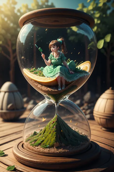 1 girl, full body, cute, landscape, nature, nature background, (Hourglass), masterpiece, high detailed, high quality, <lora:Hourglass_Sora:0.7>, masterpiece,ultra realistic,32k,extremely detailed CG unity 8k wallpaper, best quality,(summer day ),lady ,necklace ,eardrop, Cappadocia, Turkey, ( Mint green Dressing in head-to-toe neutrals ) , Caramel hair ponytail with bangs ,