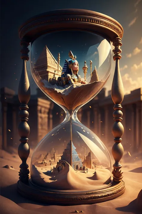 1 girl, full body, cute, egyptian, egypt, sphinx, landscape, sand, (Hourglass), masterpiece, high detailed, high quality, <lora:Hourglass_Sora:0.7>, masterpiece,ultra realistic, extremely detailed CG unity 8k wallpaper, best quality, sunny day