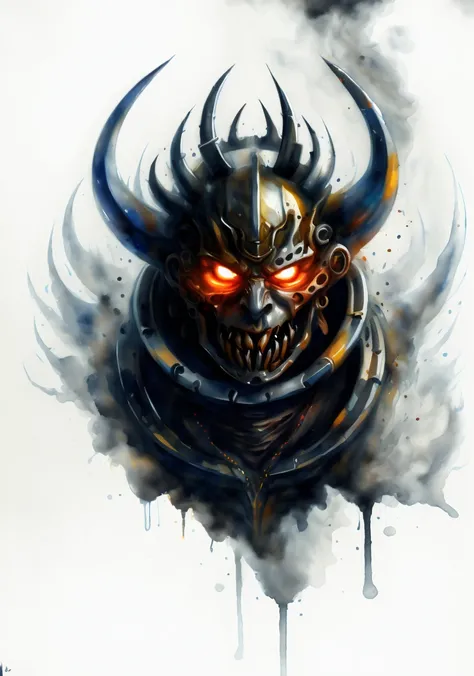 highres, highest quallity, ultra detailed, (detailed face), (detailed eyes), best quality, hyper detailed, Lord Lich, android, cyborg, stronger body, <lora:DemonMawAI:1> - demonmawai, evil look, bad ass, <lora:Androids-01:1> upper body:1.7, White background,