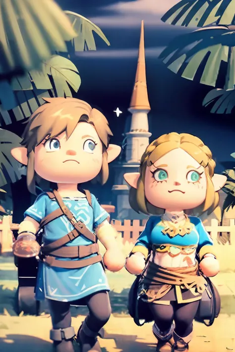 masterpiece, best quality, <lora:lxz-000010:1> ,1boy and 1girl,chibi <lora:ach02-000010:1>