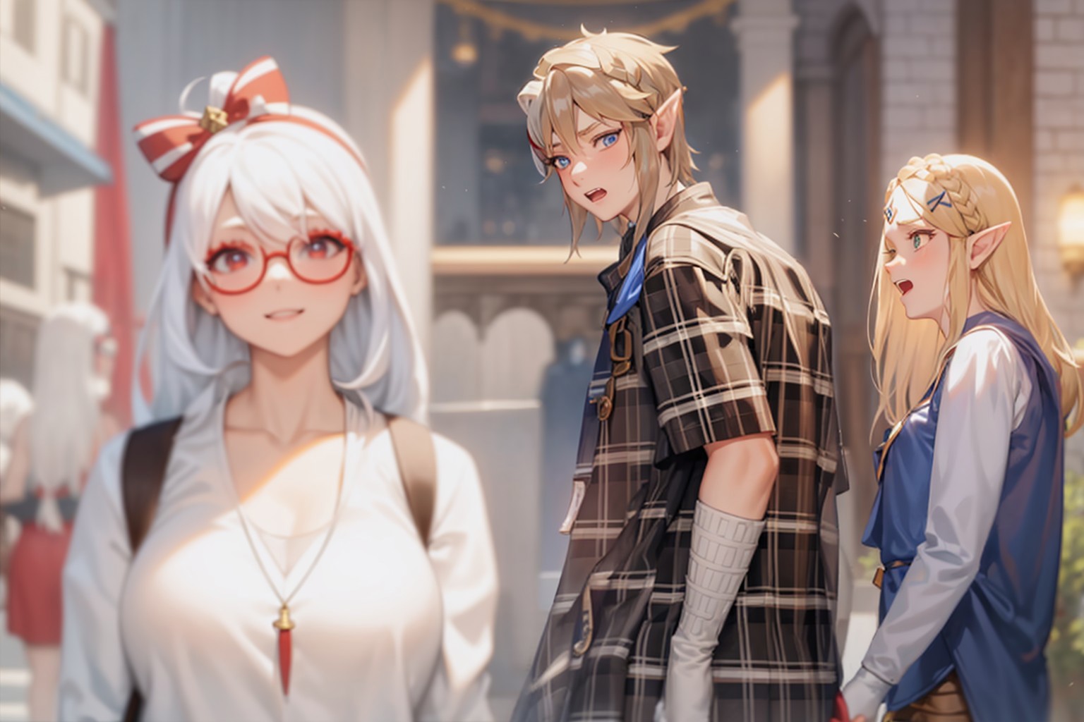 link x zelda in 1 pic 林克 x 塞尔达 双人同图 v1.0