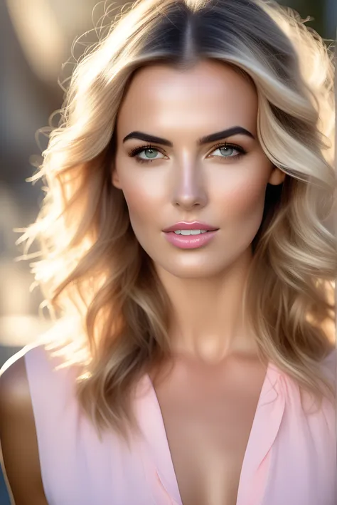 realistic beautiful young 1woman, ((round face shape)), beautiful face, wide shot, natural blonde hair, long wavy hair, high cleavage, textured skin, wearing a pretty white blouse, pink skirt, white stockings, (young girl face), (sloped nose), (button nose), (full lips), (dark eyes), hourglass figure, (large round breasts), round hips, extreme neon rainbow color explosion in background, particles in the air, young [Camilla Belle], young [Audrina Partridge], Ultra Realistic, Extreme Realism, A Vivid UHD Photograph, 8K, extremely detailed, photorealism, natural light, masterpiece, best quality, amazing, intricate, highly detailed, sharp focus, 