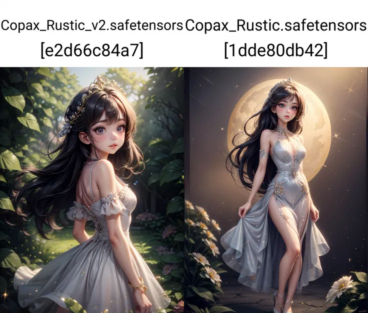 1 girl, kawaii, very long hair, soft ((glossy eyes)), sparkles, flowers, nature. full body