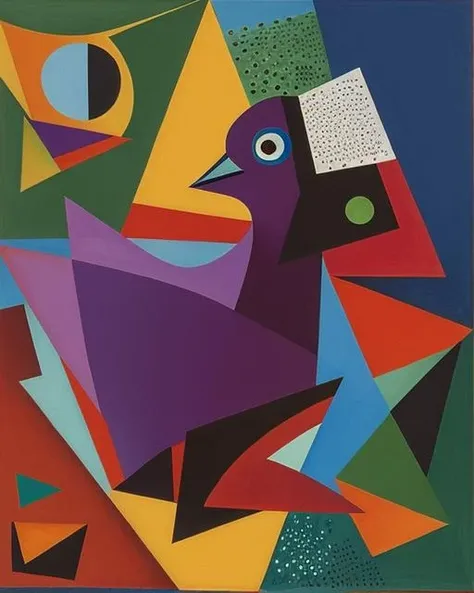 best quality,masterpiece,highly detailed,ultra-detailed,
European Starling It has black feathers with iridescent purple and green spots.
<lora:neg4all_bdsqlsz_V3.5:-1> <lora:Cubism_last:1.75>