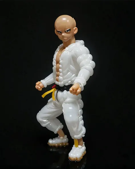 concept art, <lora:PAseer-SDXL-EveryThingIsBalloon:1> a balloon Saitama , highly detailed, 8k, sharp, professional, clear, high contrast, high saturated, vivid deep blacks, crystal clear