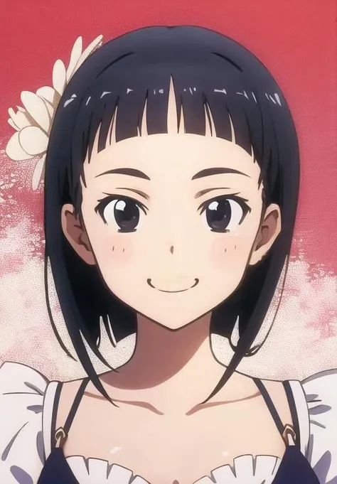<lora:Suguha_Kirigaya:0.8>, Suguha_Kirigaya, smile,, (seductive, alluring, charming:1.3), beautiful, (highly detailed, high quality:1.3)
