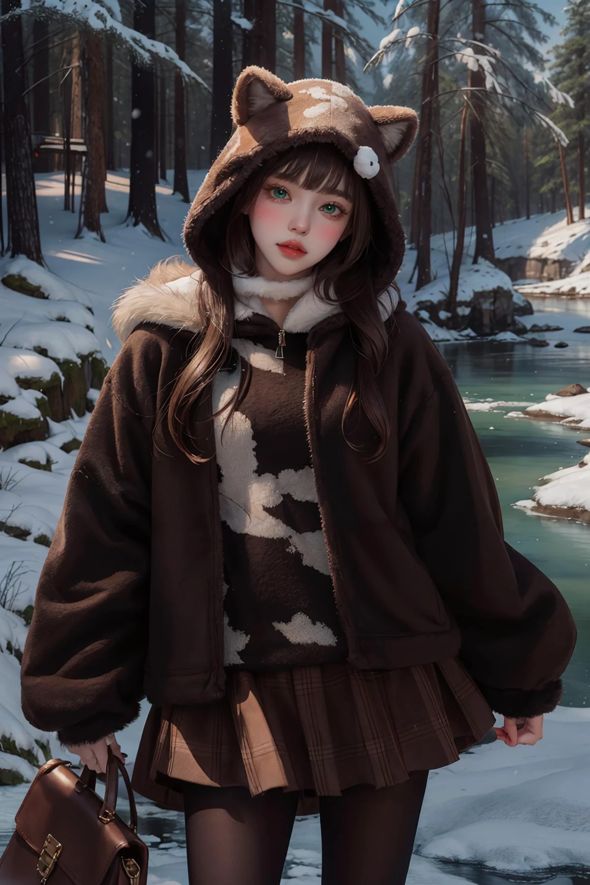 [ControlNet] Cute Female Poses & Outfits pack (Depth/Canny/SoftEdge/OpenPose)