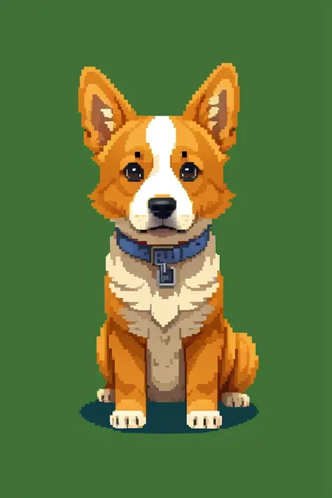 best quality,high quality, a cute corgi, <lora:pixel_f2:0.5>,pixel art,