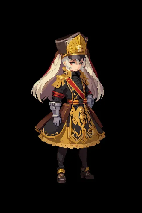 (best quality), (masterpiece), <lora:mPixel_v30MordenPixel:0.5>,pixel,pixel art,full body <lora:AltairReCreators_v10:1>,1girl,solo,cowboy shot ,