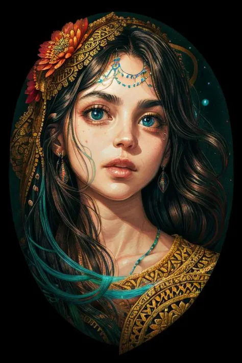best quality, adventurous, absurdres, ((intricate details)), masterpiece, (good hands:0.8), <lora:pixel_f2:0.5>, (masterpiece), outdoor atmosphere, simple, {highres}, <lora:add_detail:0.4>, explosions, long straight black hair, high resolution, particles, in panoramic landscape with pattern at high noon, fish pool, upper body, zentangle, long legs, creativity, 1girl, physically-based rendering, (luminescence:1.3), thick outlines, concept art, lips, jenny saville, foliage, (ultrarealistic:1.3), mystifying, a portrait photo of a black girl