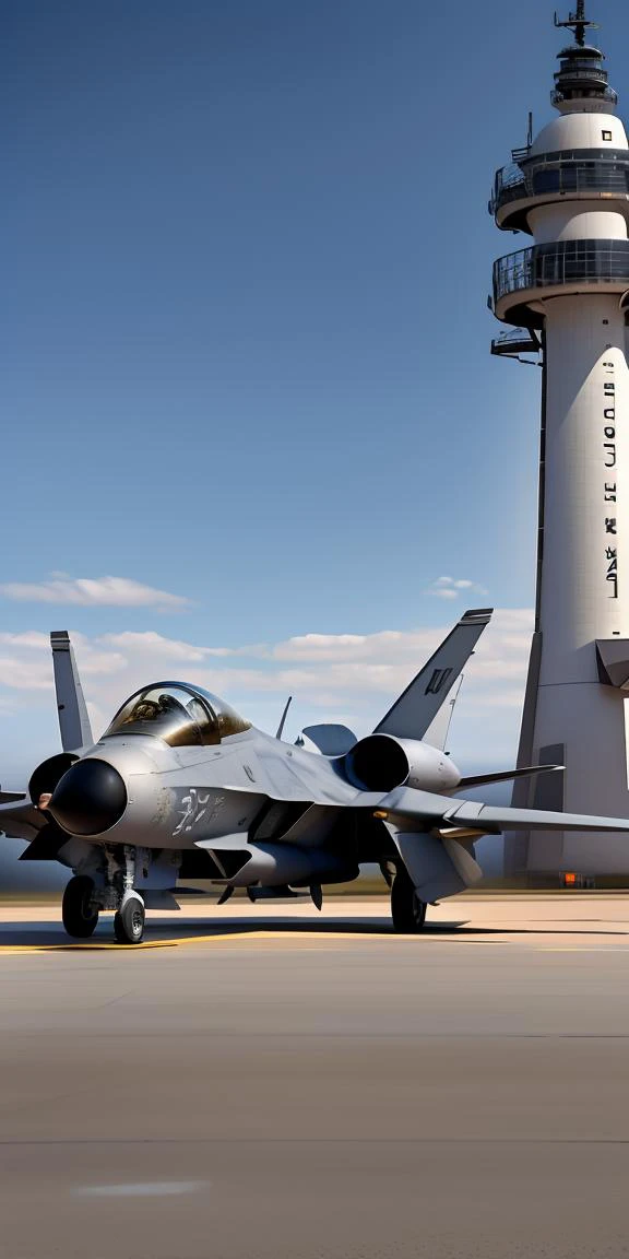 masterpiece,highres, highest quality,intricate detail,best texture,realistic,8k,soft light,perfect shadow,
outdoor,sunny,airport,Fighter aircraft,fighter fleet,warehouse,Radar, command tower,
dajie,1girl,short hair,airforceUniform,airforce helmets,,sunglasses,thumb up,pistol on the waist,walking, board,Flight, maintenance,ground service,