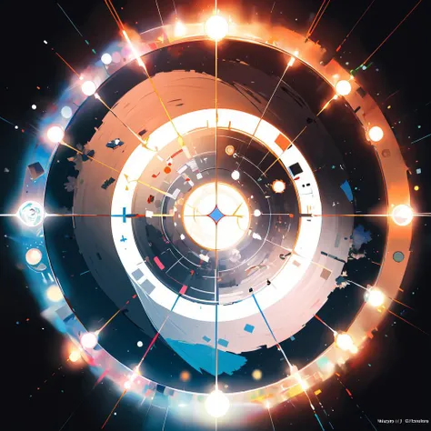 (masterpiece:1.2), best quality, hyperrealistic vortex in a circle, midjourney, <lora:midjourney:0.7>