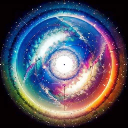 (masterpiece:1.2), best quality, hyperrealistic vortex in a circle, midjourney, <lora:midjourney:0.7>