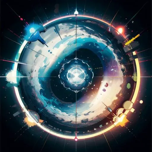 (masterpiece:1.2), best quality, hyperrealistic vortex in a circle, midjourney, <lora:midjourney:0.7>