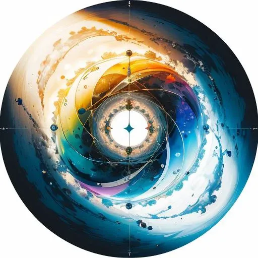 (masterpiece:1.2), best quality, hyperrealistic vortex in a circle, midjourney, <lora:midjourney:0.7>