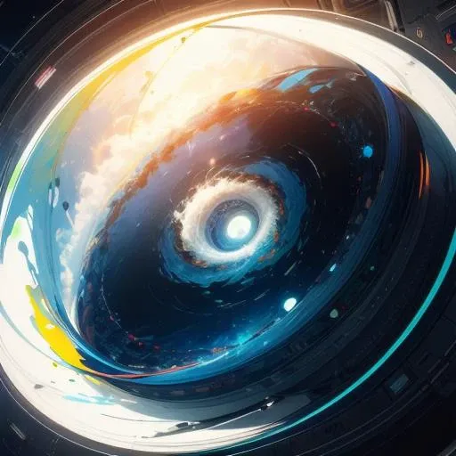 (masterpiece:1.2), best quality, hyperrealistic vortex in a circle, midjourney, <lora:midjourney:0.7>