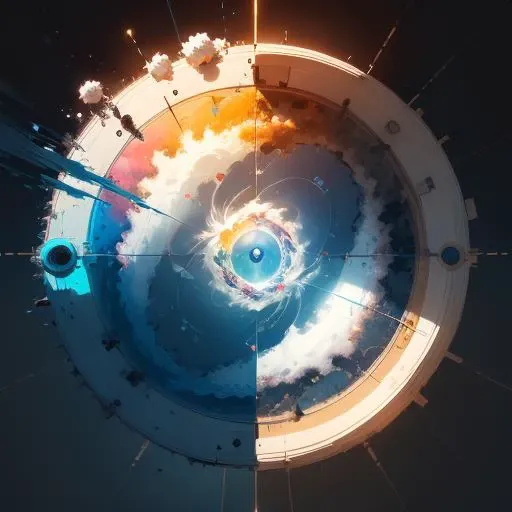 (masterpiece:1.2), best quality, hyperrealistic vortex in a circle, midjourney, <lora:midjourney:0.7>
