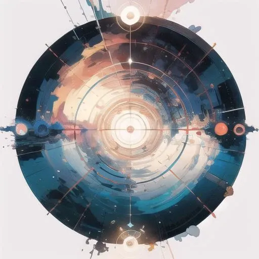(masterpiece:1.2), best quality, hyperrealistic vortex in a circle, midjourney, <lora:midjourney:0.7>