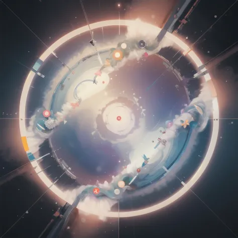(masterpiece:1.2), best quality, hyperrealistic vortex in a circle, midjourney, <lora:midjourney:0.7>