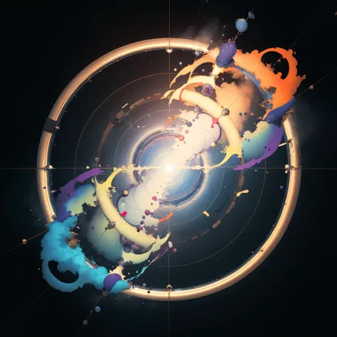 (masterpiece:1.2), best quality, hyperrealistic vortex in a circle, midjourney, <lora:midjourney:0.7>