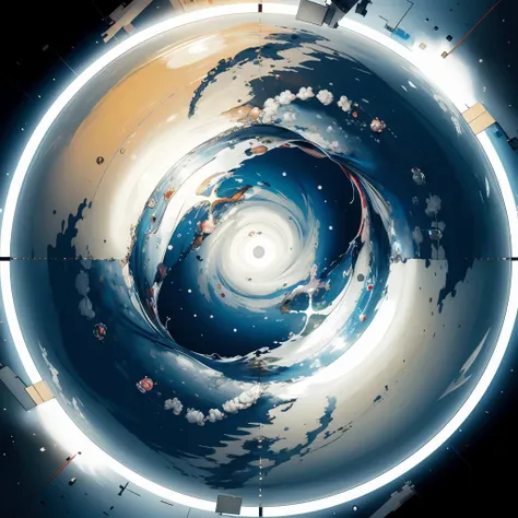 (masterpiece:1.2), best quality, hyperrealistic vortex in a circle, midjourney, <lora:midjourney:0.7>
