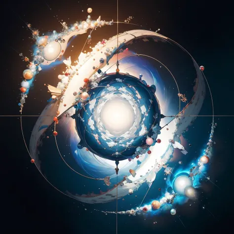 (masterpiece:1.2), best quality, hyperrealistic vortex in a circle, midjourney, <lora:midjourney:0.7>