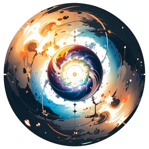 (masterpiece:1.2), best quality, hyperrealistic vortex in a circle, midjourney, <lora:midjourney:0.7>