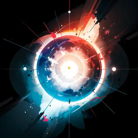 (masterpiece:1.2), best quality, hyperrealistic vortex in a circle, midjourney, <lora:midjourney:0.7>