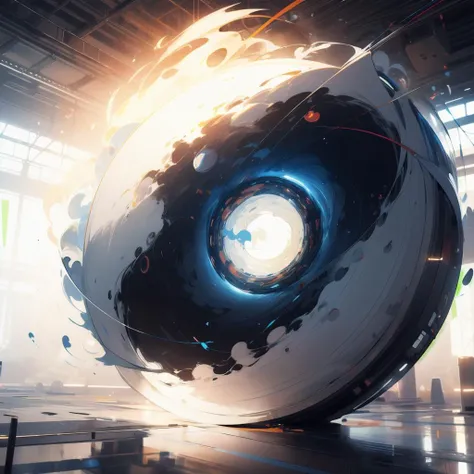 (masterpiece:1.2), best quality, hyperrealistic vortex in a circle, midjourney, <lora:midjourney:0.7>