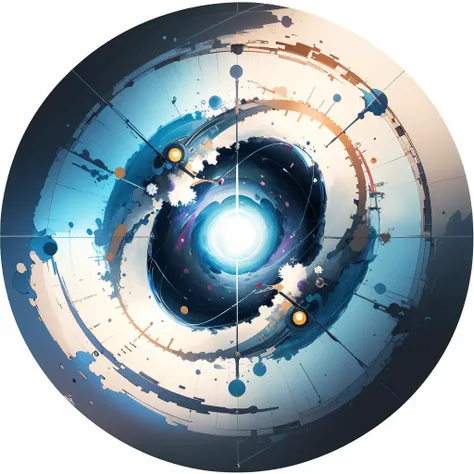 (masterpiece:1.2), best quality, hyperrealistic vortex in a circle, midjourney, <lora:midjourney:0.7>