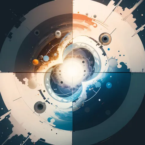 (masterpiece:1.2), best quality, hyperrealistic vortex in a circle, midjourney, <lora:midjourney:0.7>