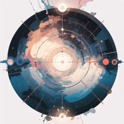 (masterpiece:1.2), best quality, hyperrealistic vortex in a circle, midjourney, <lora:midjourney:0.7>