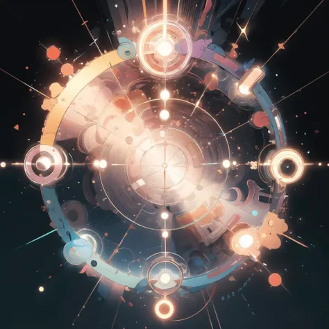 (masterpiece:1.2), best quality, hyperrealistic vortex in a circle, midjourney, <lora:midjourney:0.7>