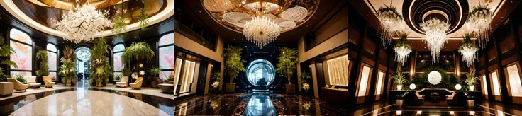 highly insanely detailed, masterpiece, top quality, best quality, highres, 4k, 8k, RAW photo, (very aesthetic, beautiful and aesthetic), <lora:Lava Interior style_LAVA:0.3>,
a hip space hotel lobby interior with incredible natural light. Futuristic botanical hotel lobby interior, Lava style, Chris Bosses,
__lazy-wildcards/dataset/background-color__,
(flower, falling petals, petals on liquid, petals, cherry blossom:0.8),
âââ