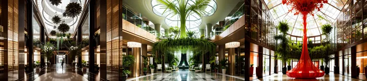 highly insanely detailed, masterpiece, top quality, best quality, highres, 4k, 8k, RAW photo, (very aesthetic, beautiful and aesthetic), <lora:Lava Interior style_LAVA:0.8>,
a hip space hotel lobby interior with incredible natural light. Futuristic botanical hotel lobby interior, Lava style, Chris Bosses,
__lazy-wildcards/dataset/background-color__,
(flower, falling petals, petals on liquid, petals, cherry blossom:0.8),
âââ