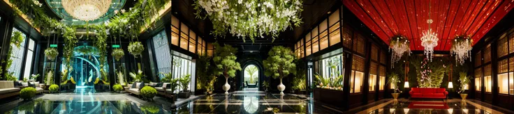highly insanely detailed, masterpiece, top quality, best quality, highres, 4k, 8k, RAW photo, (very aesthetic, beautiful and aesthetic), <lora:Lava Interior style_LAVA:0>,
a hip space hotel lobby interior with incredible natural light. Futuristic botanical hotel lobby interior, Lava style, Chris Bosses,
__lazy-wildcards/dataset/background-color__,
(flower, falling petals, petals on liquid, petals, cherry blossom:0.8),
âââ