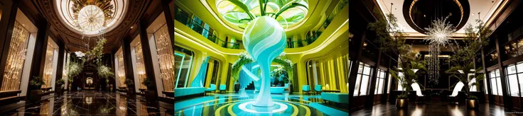 highly insanely detailed, masterpiece, top quality, best quality, highres, 4k, 8k, RAW photo, (very aesthetic, beautiful and aesthetic), <lora:Lava Interior style_LAVA:0.5>,
a hip space hotel lobby interior with incredible natural light. Futuristic botanical hotel lobby interior, Lava style, Chris Bosses,
__lazy-wildcards/dataset/background-color__,
(flower, falling petals, petals on liquid, petals, cherry blossom:0.8),
âââ