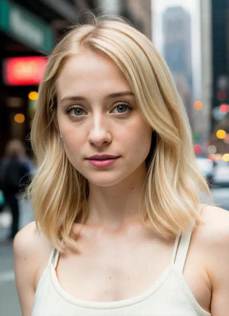 photo of sks woman, pale skin, working class in new york city, upper body, detailed skin, 20 megapixel, canon eos r3, detailed skin, detailed, detailed face, <lora:lora_allisonmack_v1_from_v1_160:1>