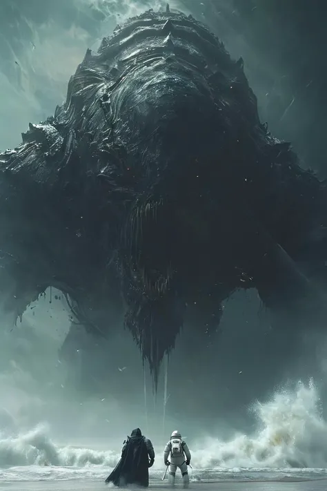 bosstyle, extremely exaggerated composition, from below, an astronaut faces a massive unknown alien spaceship in a death stranding style, on a dark beach, with volume fog, strong contrast, Dutch Hook, dramatic lighting, cinematic style, art station trends, sinister darkness, cinematic, deadly, dark black, a nightmare like masterpiece,<lora:åå
glowneon_xl_v1>,<lora:add-detail-xl:1>,