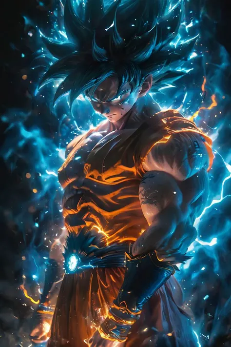 glowneon,Son Goku emitting lightning and sparks,Super Saiyan blue,dark cyan,((masterpiece, best quality)),niji,from side,upper body,hips,<lora:åå
glowneon_xl_v1:1>,<lora:zavy-cntrst-sdxl:1>,