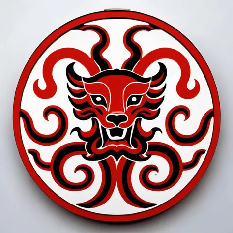wadang,logo, mythical beasts, Ancient Chinese totems,,wadang<lora:wadang:1.5>