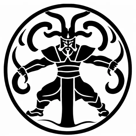 wadang,logo, warrior, Ancient Chinese totems,,wadang<lora:wadang:1.5>